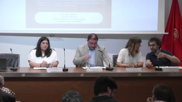 poster «¿Es posible acabar con el sinhogarismo?» jornada organizada por la Red de Lucha contra la...
