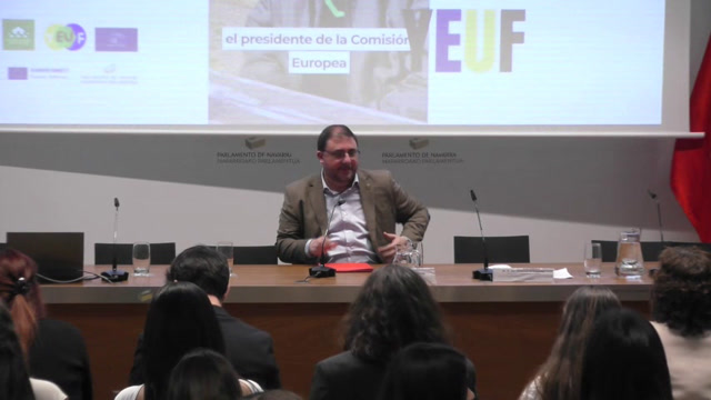 Jornada Unión Europea, proyecto YEUF. Organizada por la Asociación Navarra Nuevo Futuro